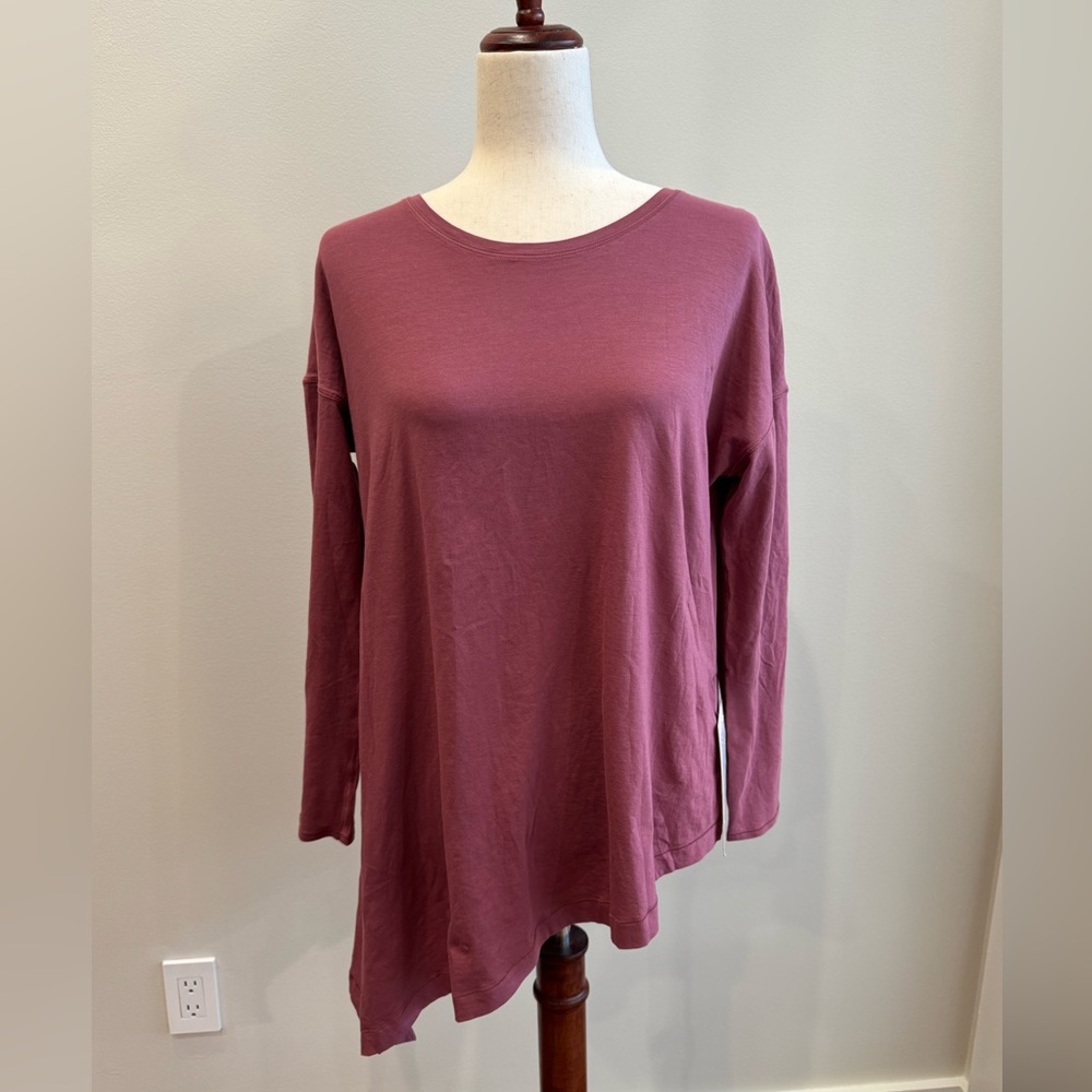 Pink Relaxed Long Sleeve T-Shirt